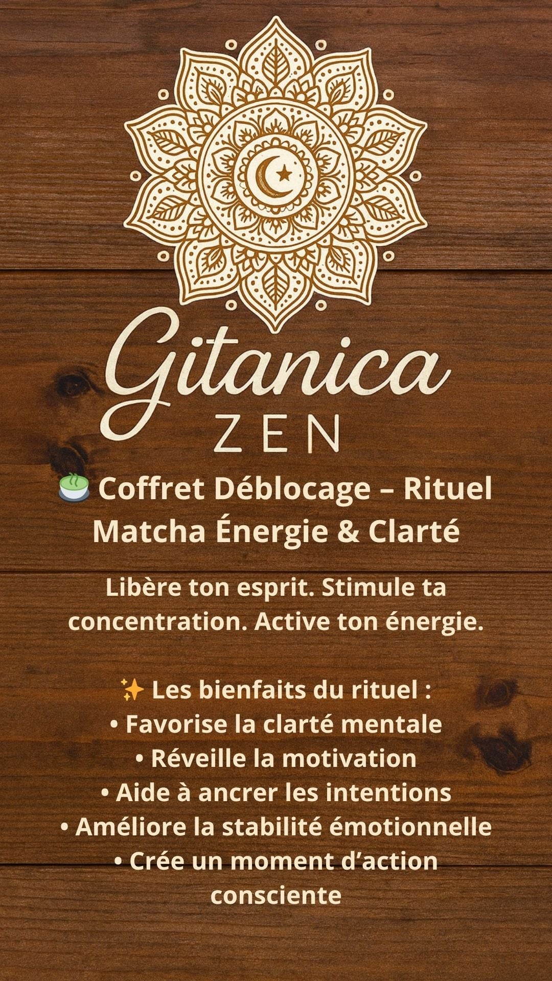 🌿 Coffret Déblocage - Rituel 🍵 Matcha Énergie & Clarté | Livraison gratuite en Europe 🌍