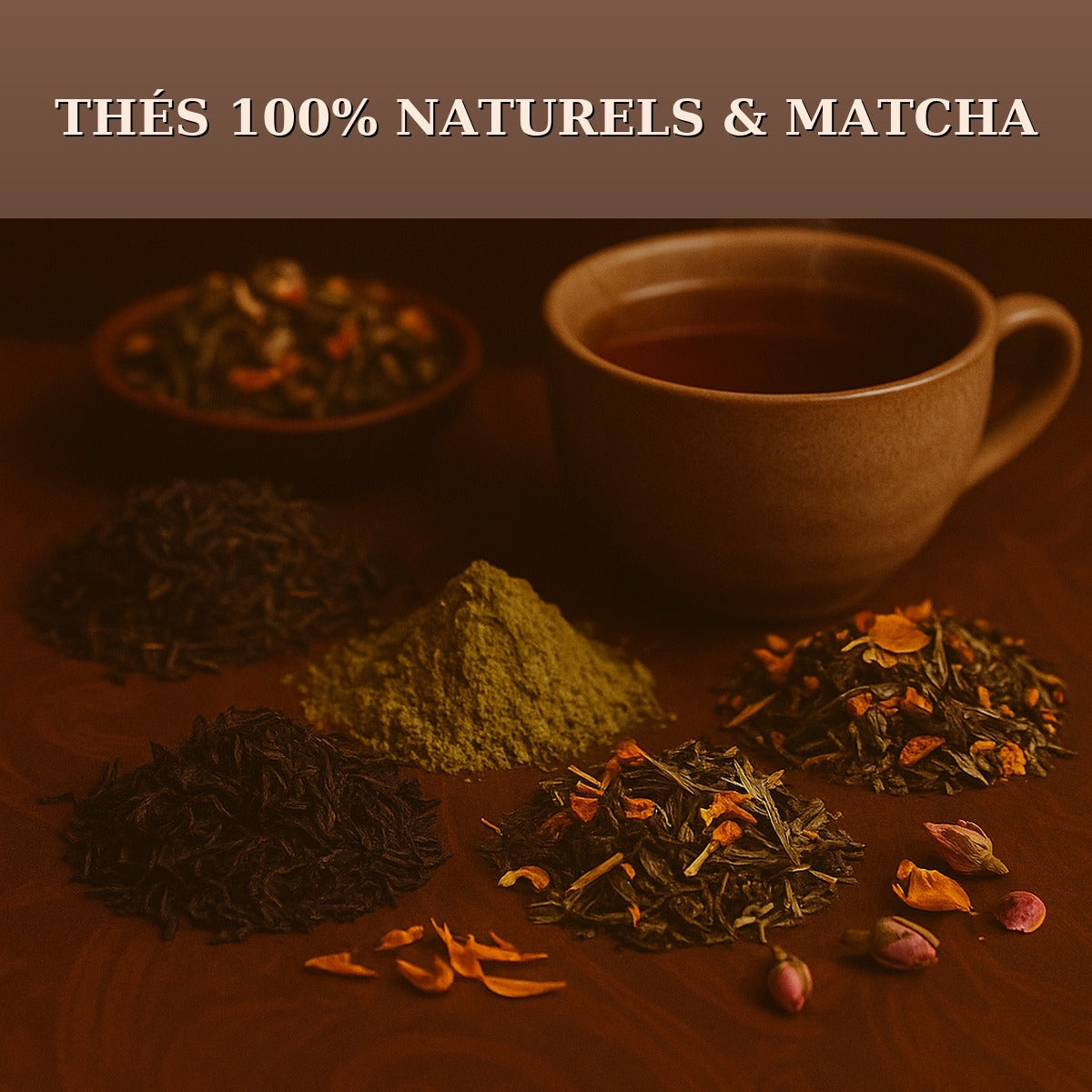 Thé 100% naturel & Matcha