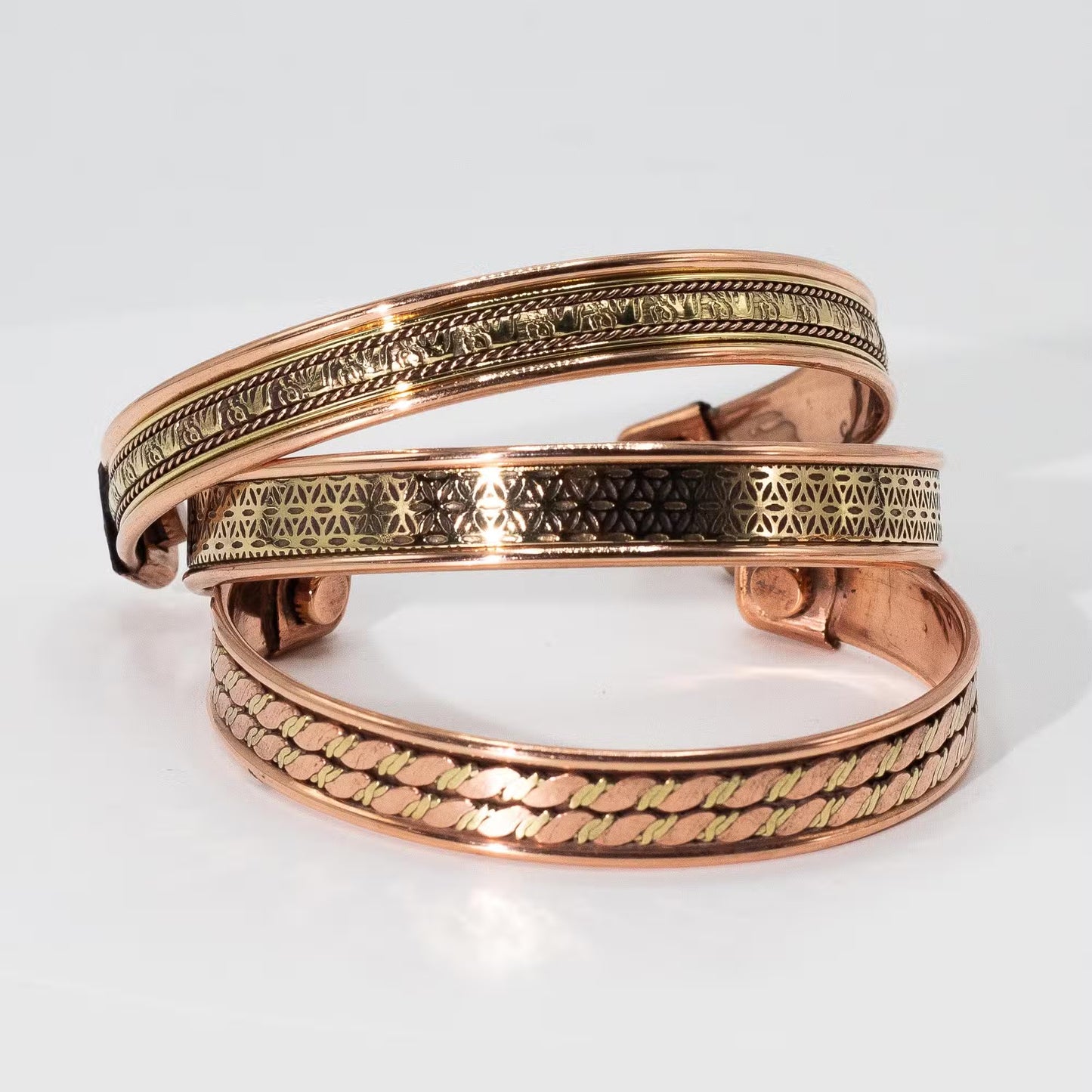 Bracelet en cuivre magnétique artisanal ✨ Bien-être & énergie