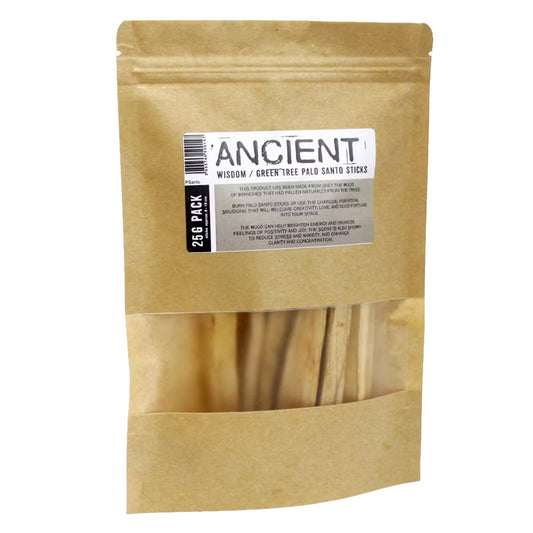 🌿 25g Palo Santo – Arbre Vert Sacré – 3 à 4 bâtonnets
