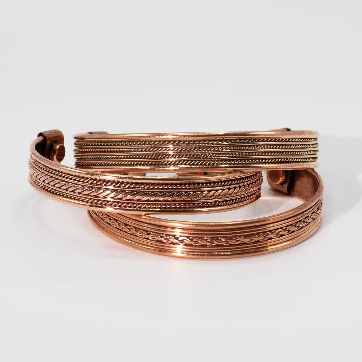 Bracelet en cuivre magnétique artisanal ✨ Bien-être & énergie