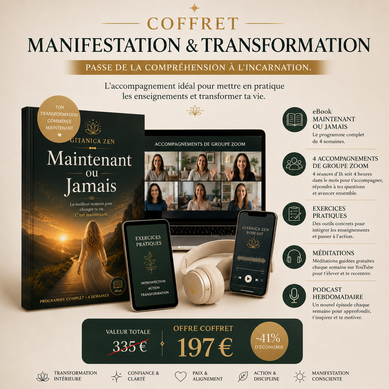 Coffret Manifestation & Transformation