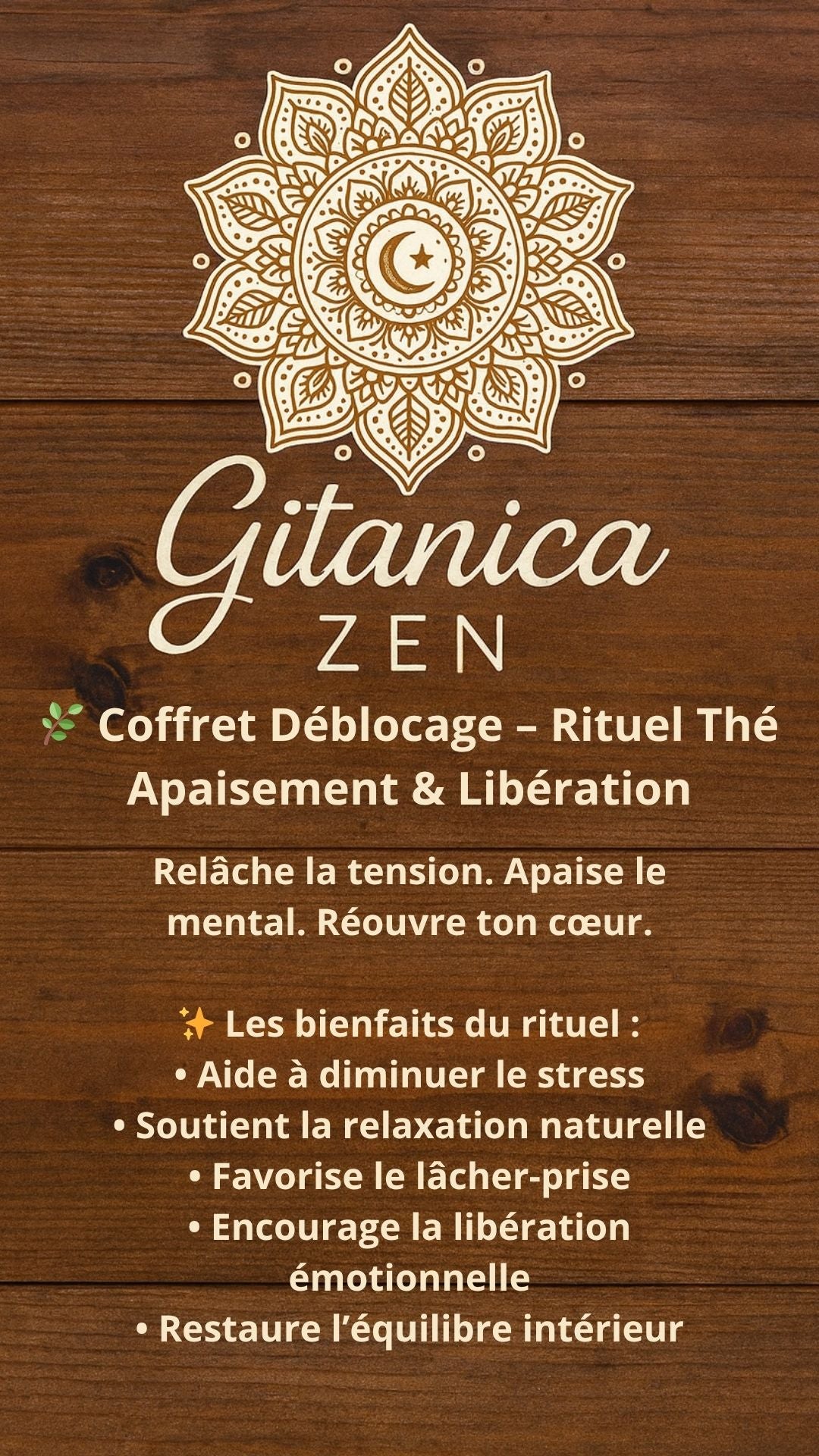 🌿   Coffret Déblocage - Rituel Thé Apaisement & Libération | Livraison gratuite en Europe 🌍