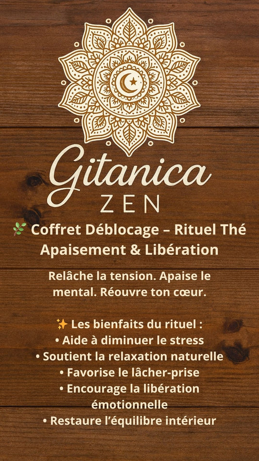 🌿   Coffret Déblocage - Rituel Thé Apaisement & Libération | Livraison gratuite en Europe 🌍